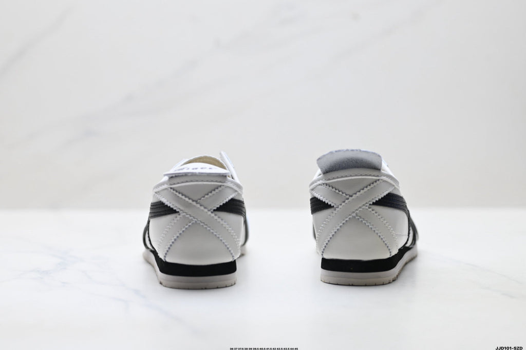 Onitsuka Tiger Retro Low Top White Black Unisex Shoes Style 09 detail view 7