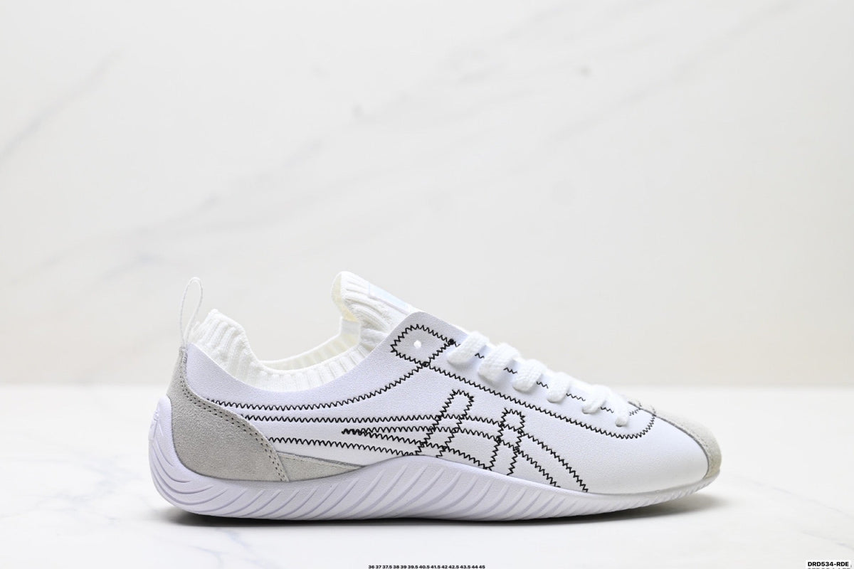 Onitsuka Tiger Low Profile Runner White Line Art Unisex Shoes Style 32 detail view 2