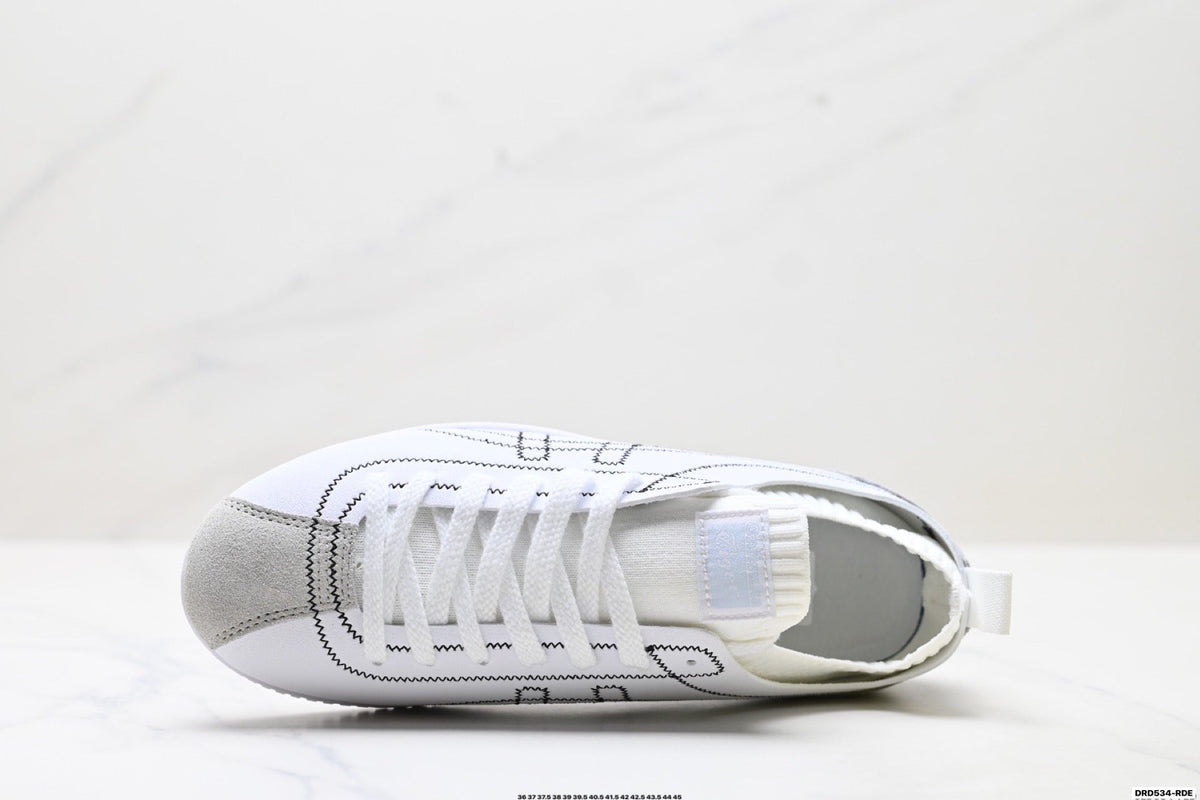 Onitsuka Tiger Low Profile Runner White Line Art Unisex Shoes Style 32 detail view 3