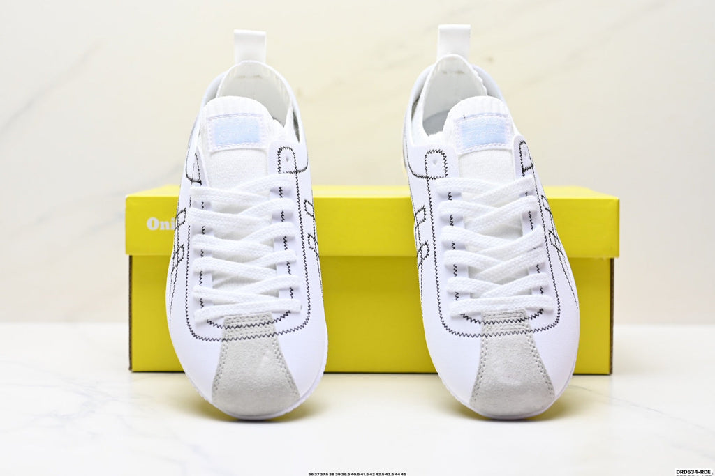 Onitsuka Tiger Low Profile Runner White Line Art Unisex Shoes Style 32 detail view 8