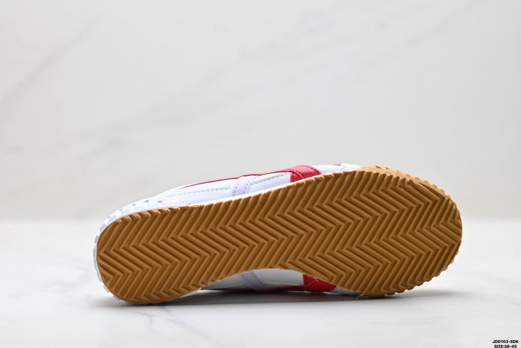 Onitsuka Tiger Retro Low Top White Red Gum Unisex Shoes Style 01 detail view 9