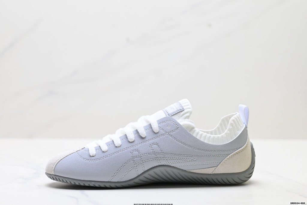Onitsuka Tiger Low Profile Runner White Silver Unisex Shoes Style 31 detail view 4