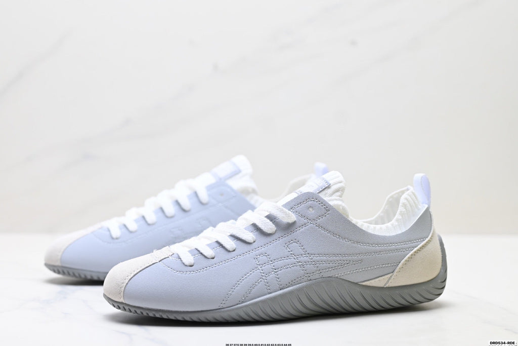 Onitsuka Tiger Low Profile Runner White Silver Unisex Shoes Style 31 detail view 5