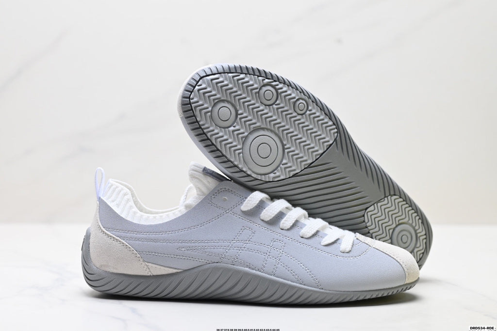 Onitsuka Tiger Low Profile Runner White Silver Unisex Shoes Style 31 detail view 6