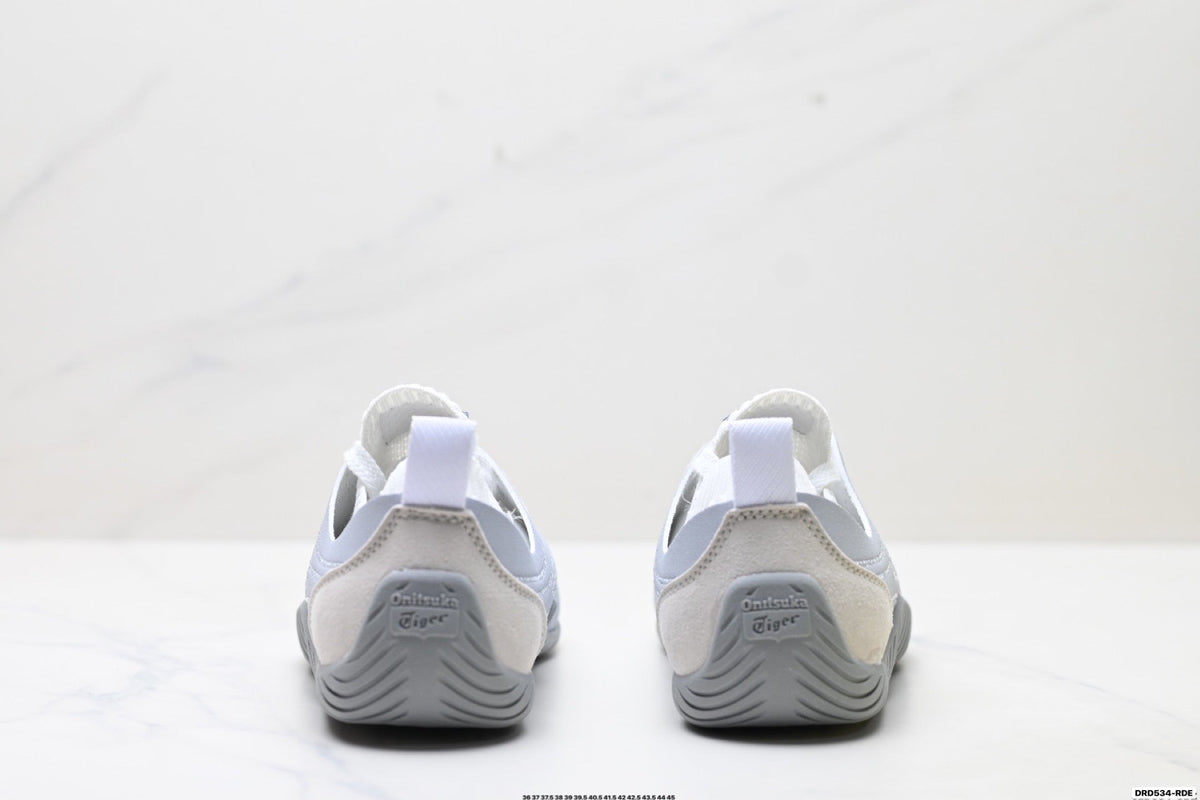 Onitsuka Tiger Low Profile Runner White Silver Unisex Shoes Style 31 detail view 7