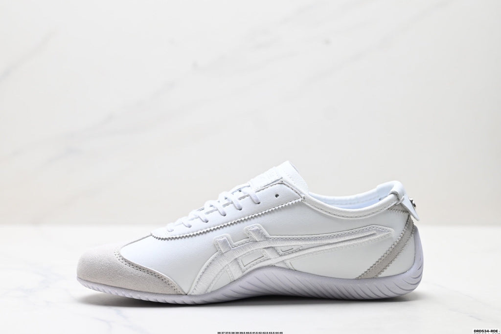 Onitsuka Tiger Low Profile Runner White Tonal Unisex Shoes Style 35 detail view 4