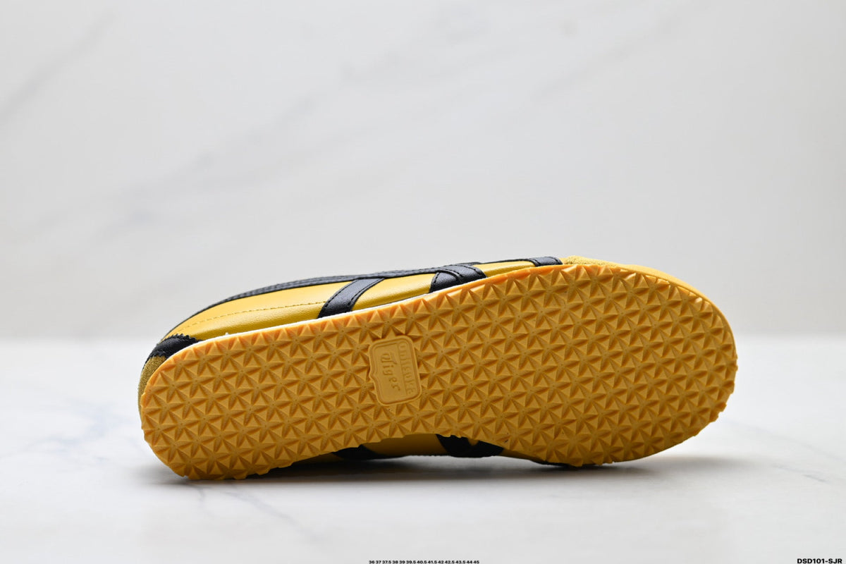 Onitsuka Tiger Retro Low Top Yellow Black Unisex Shoes Style 07 detail view 9