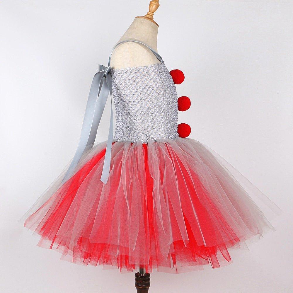 Girls Pennywise Tutu Halloween Costume - product view 4