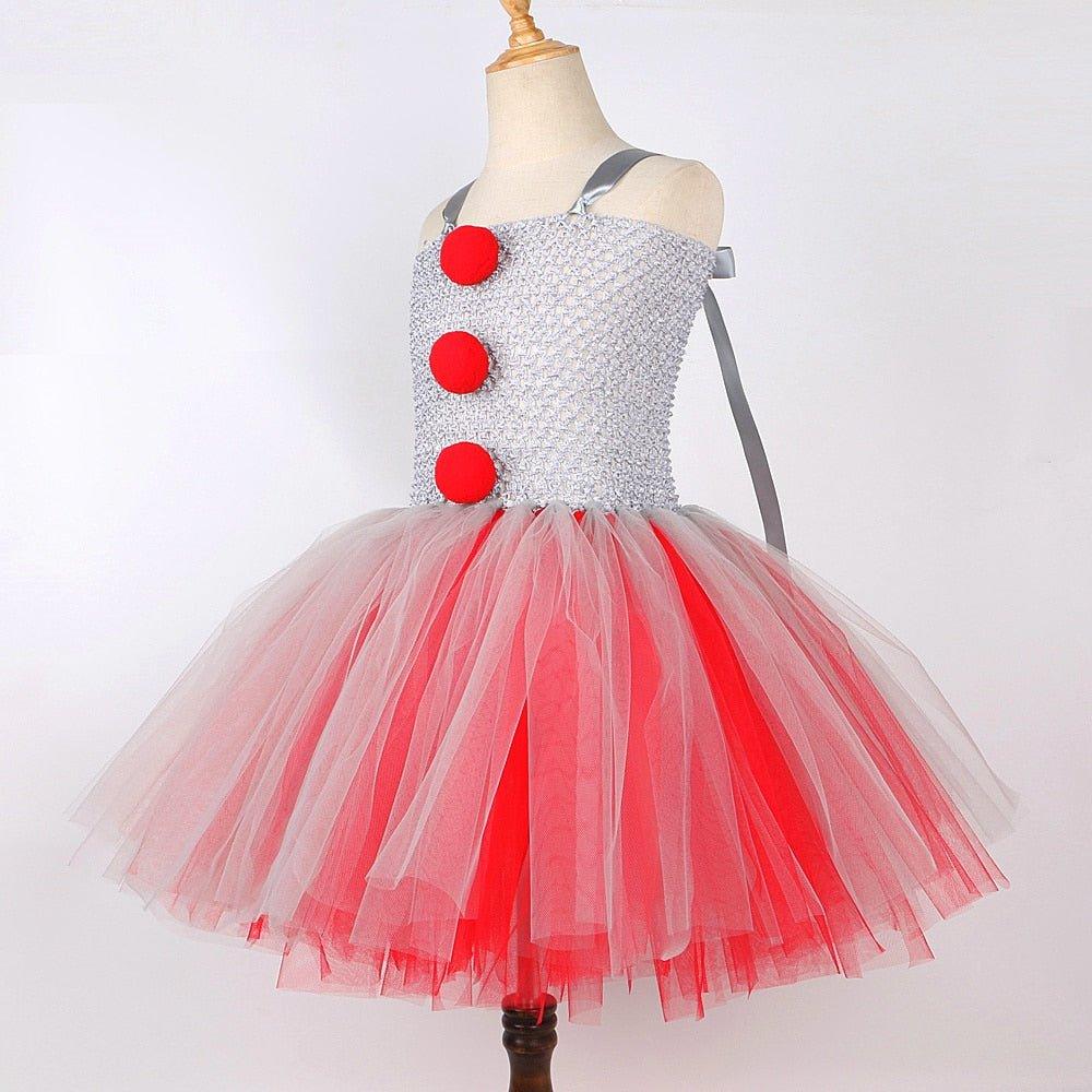 Girls Pennywise Tutu Halloween Costume - product view 3