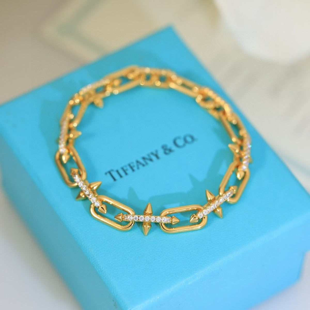 Tiffany & Co. Trident Link Bracelet detail 7