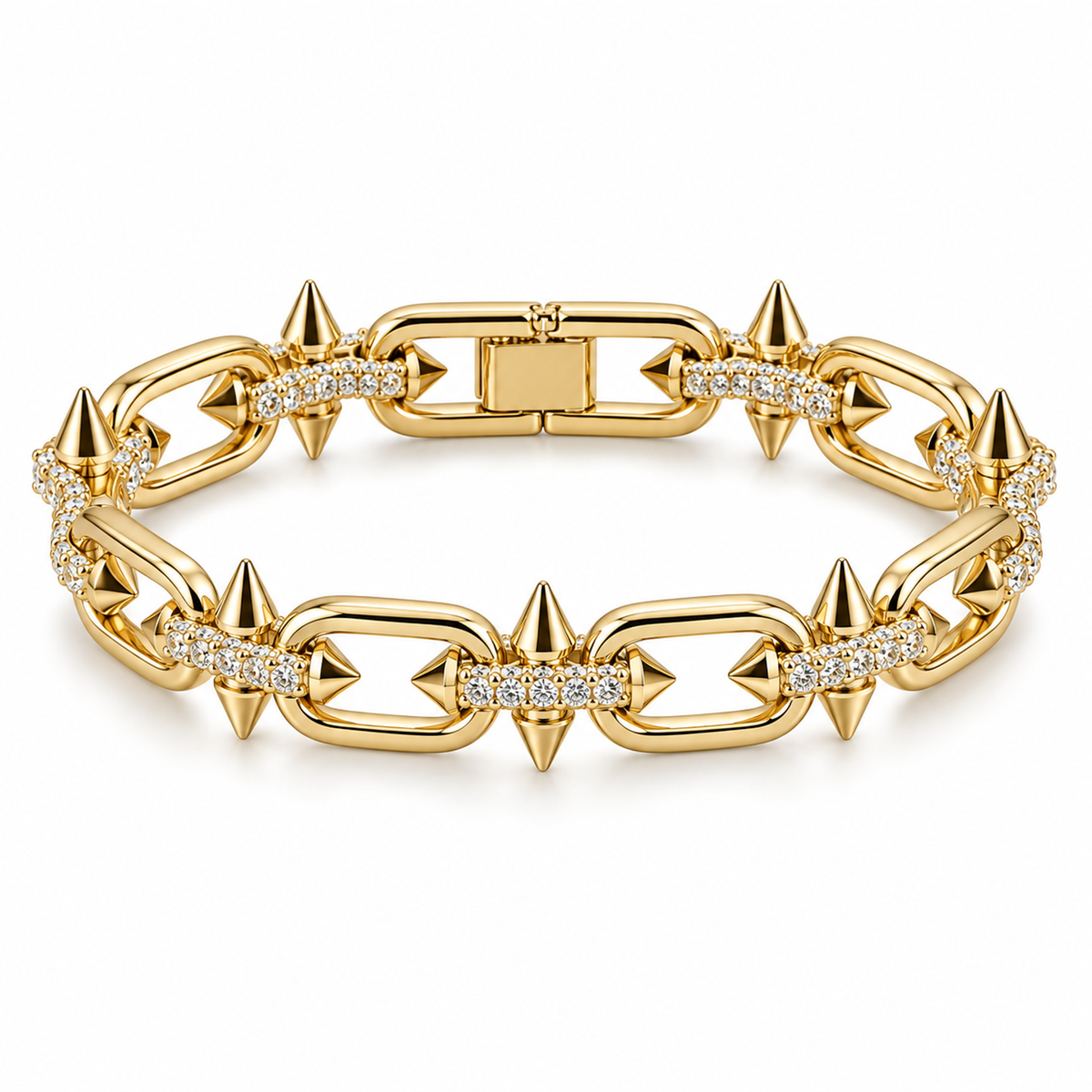 Tiffany & Co. Trident Link Bracelet on white background