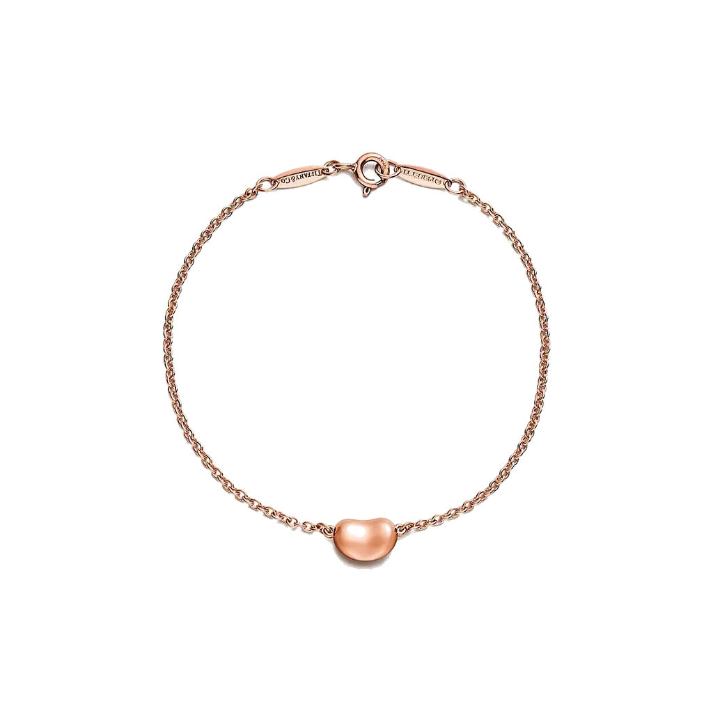 Tiffany Style Bead 18K Gold-Plated Bracelet front product view