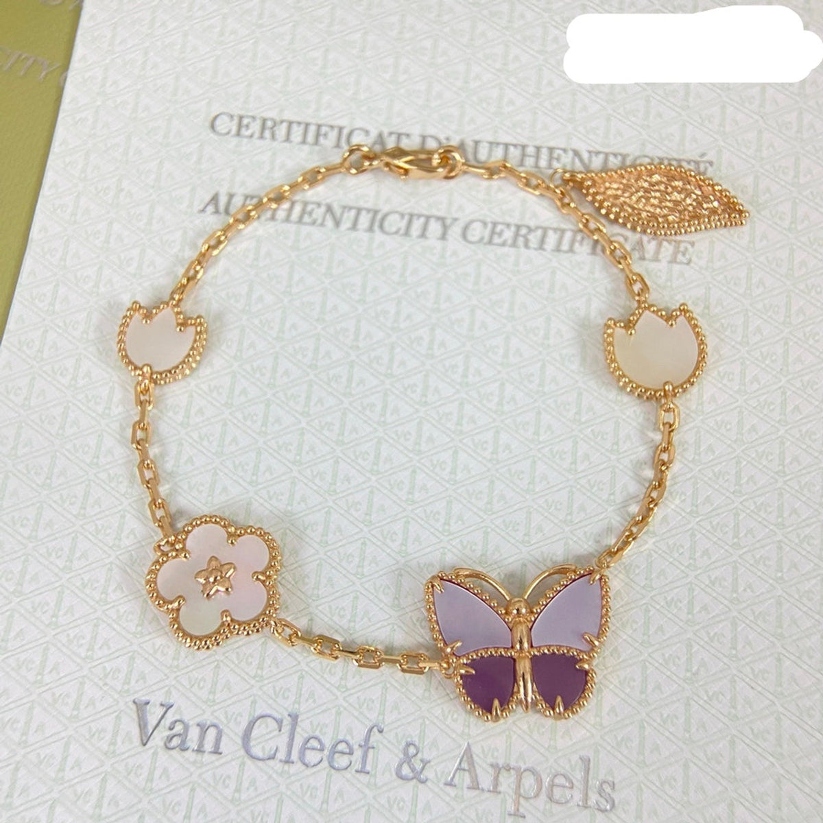 Van Cleef & Arpels Butterfly Bracelet detail 4