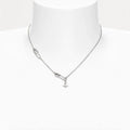 Vivienne Westwood Style 3D Orb Safety Pin Necklace