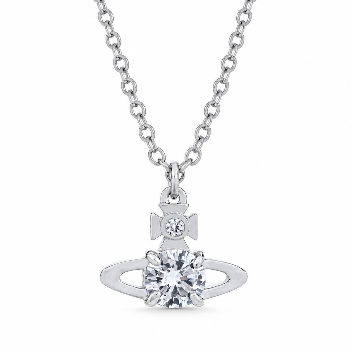 Vivienne Westwood Style Crystal Orb Choker Necklace main product image