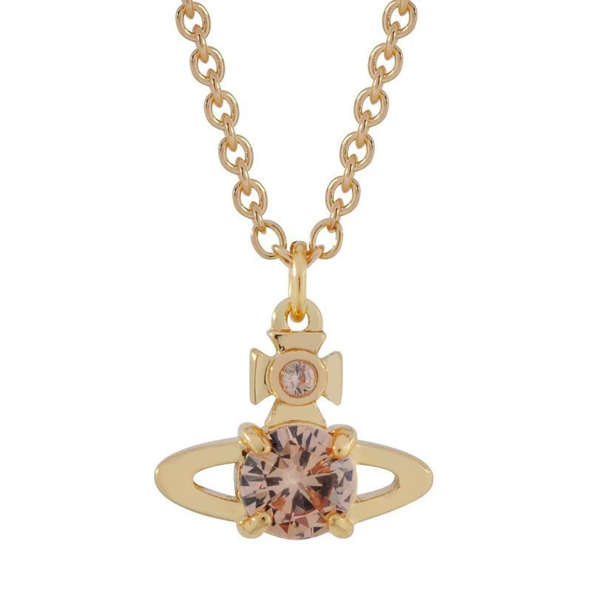 Vivienne Westwood Style Crystal Orb Choker Necklace