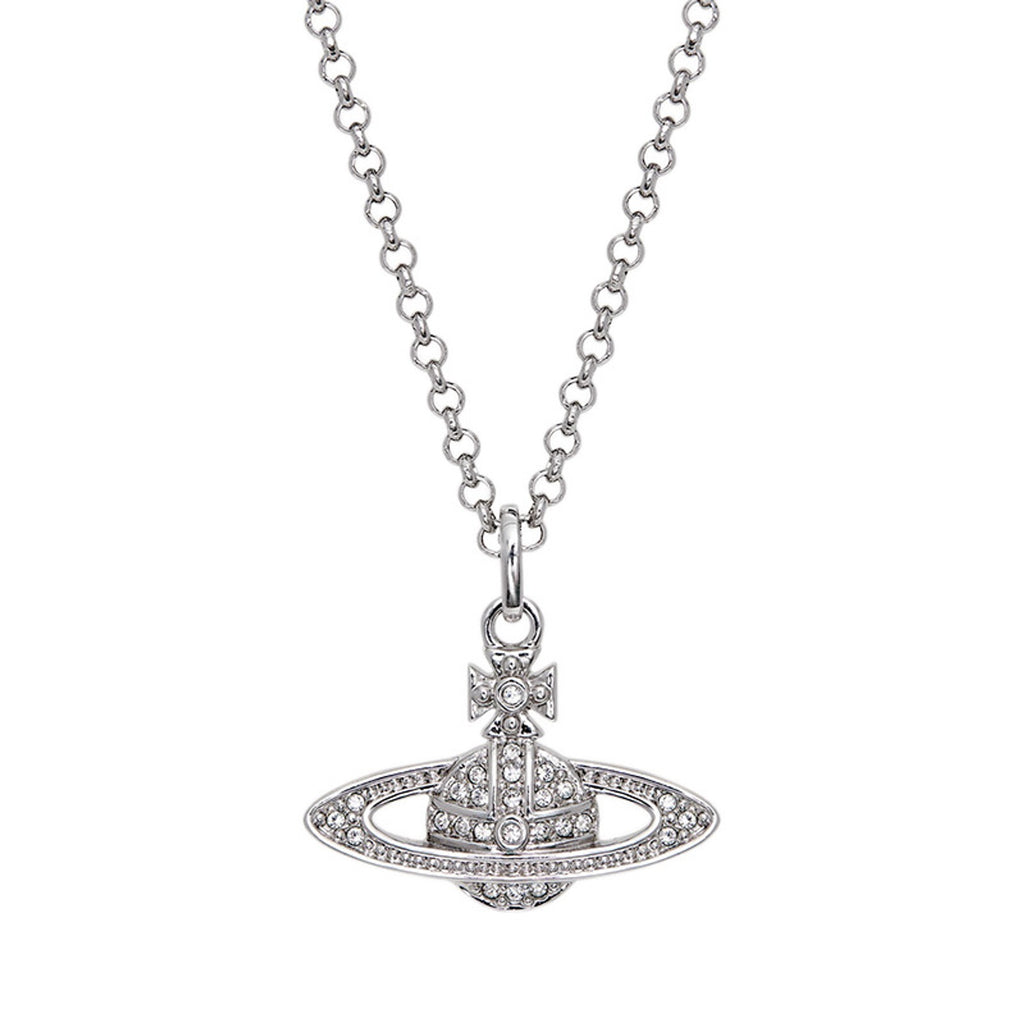 Vivienne Westwood Style Layered Chain Orb Necklace detail 4