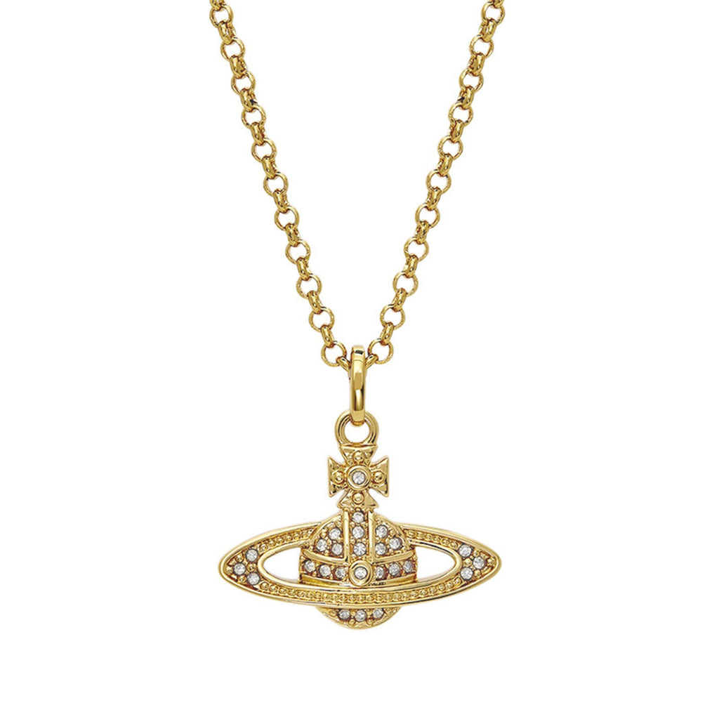 Vivienne Westwood Style Layered Chain Orb Necklace detail 6