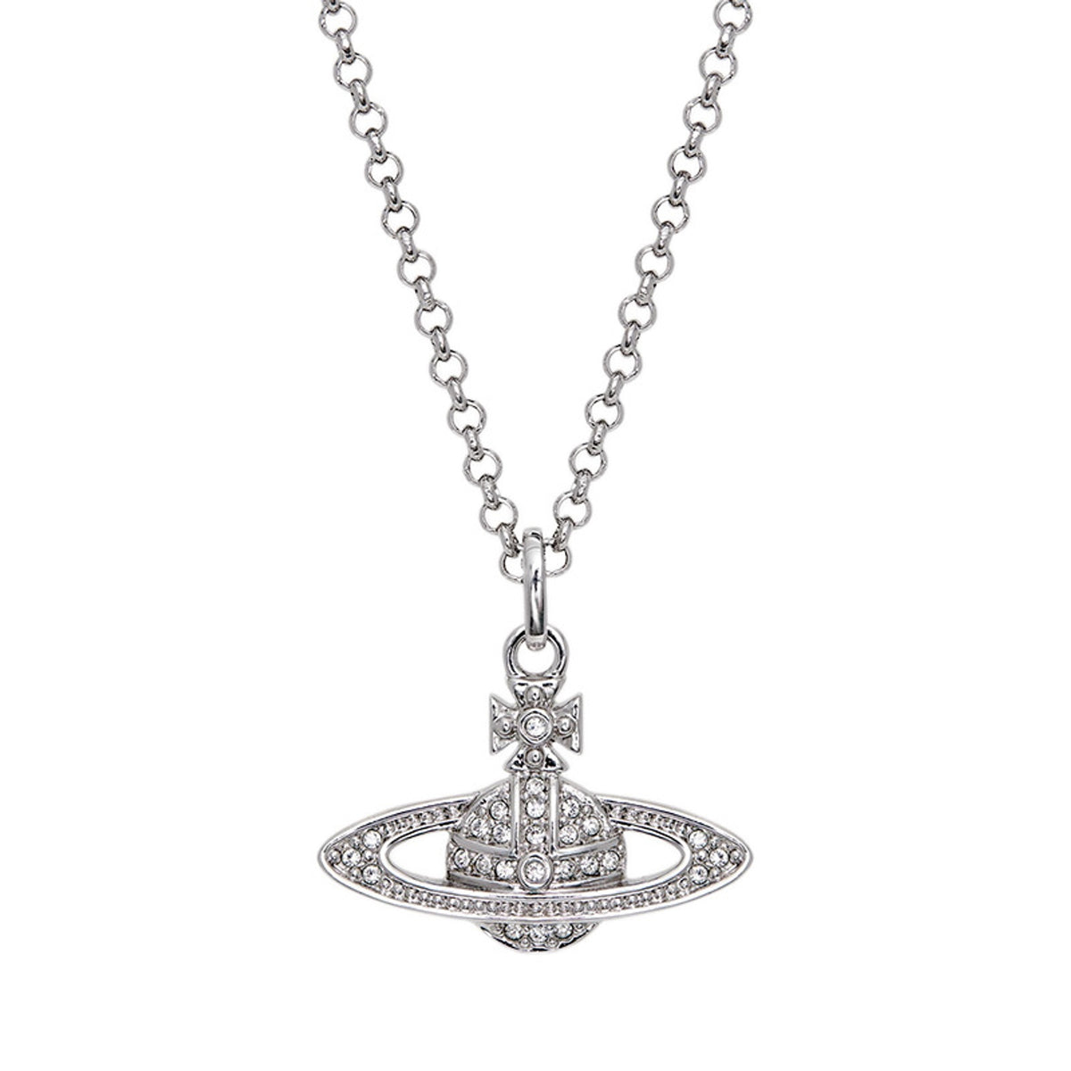Vivienne Westwood Style Layered Chain Orb Necklace