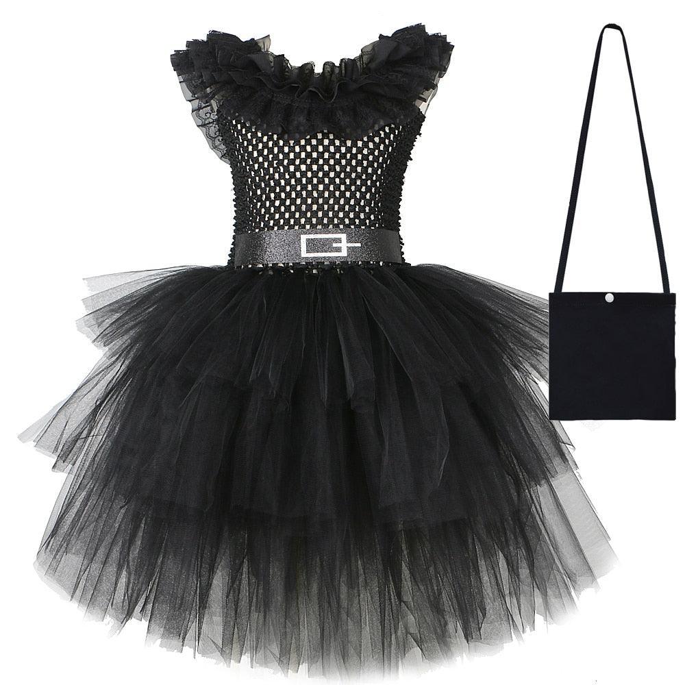 Wednesday Costume - Only Dress / 12 Months