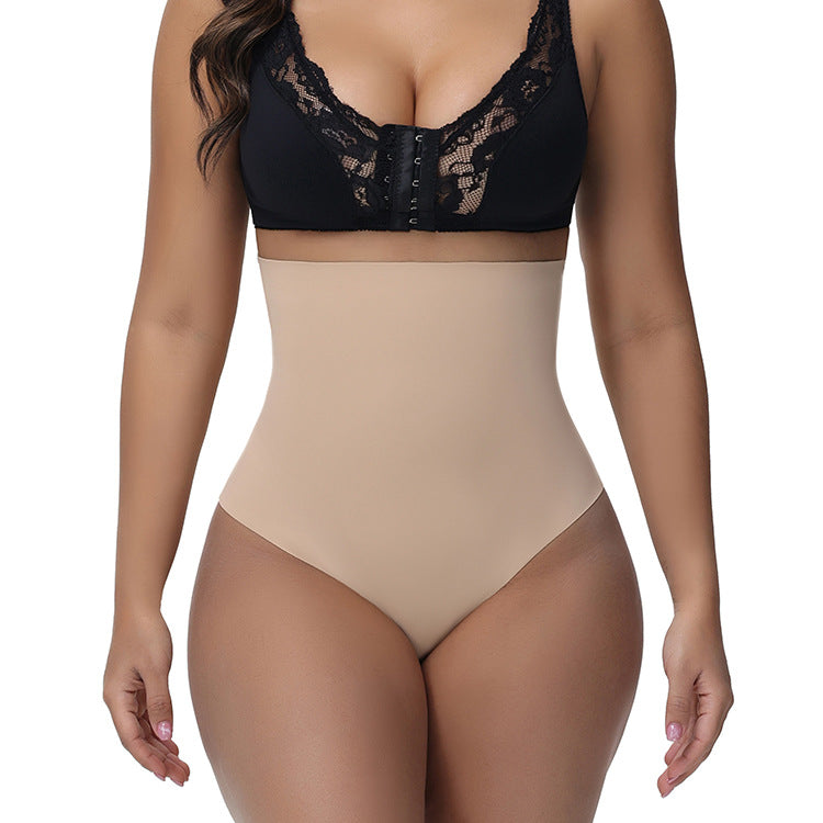 Women's High-Waist Thong Tummy Control Shapewear model view