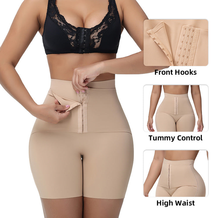 Women's Hook-and-Eye High-Waist Shapewear Shorts product view 3