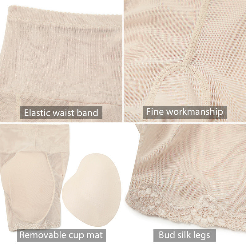Women's Removable-Pad Hip Enhancer Shapewear Shorts product view 5