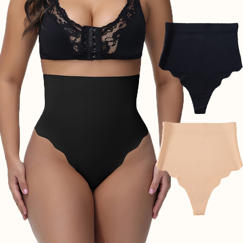 Women's Seamless Mid-Rise Thong Shapewear Briefs product view 2