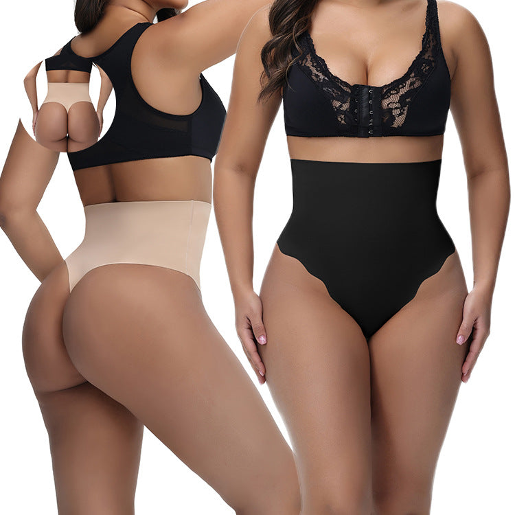 Women's Seamless Mid-Rise Thong Shapewear Briefs product view 5